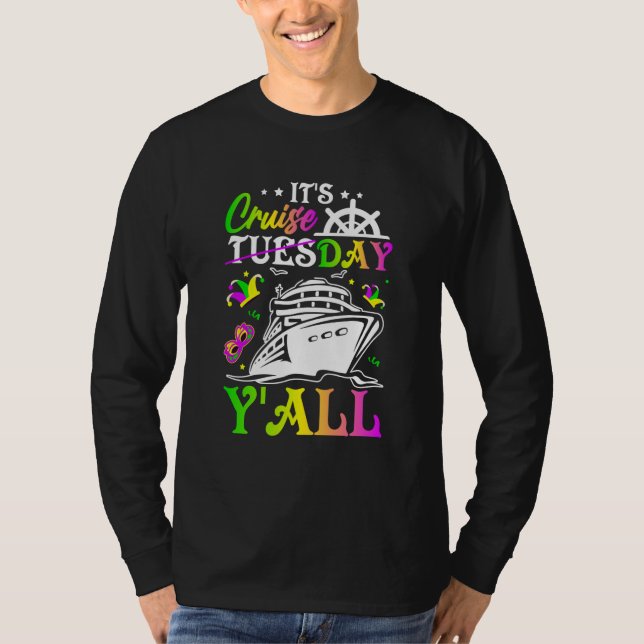 T-shirt Mardi Gras Cruiseday Y'all celebrations parade par (Devant)