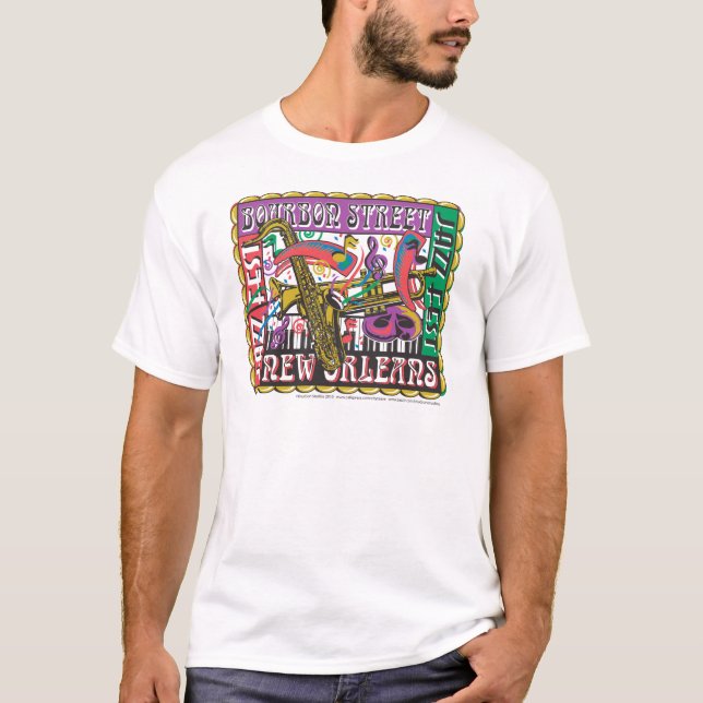 T-shirt Mardi Gras de la Nouvelle-Orléans (Devant)