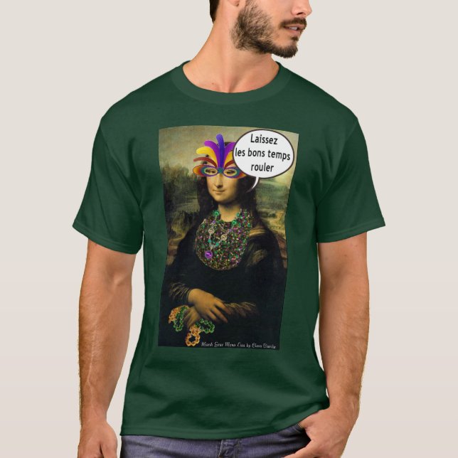 T-shirt Mardi gras de Mona Lisa (Devant)
