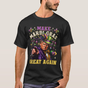 T-shirt Mardi Gras Donald Trump Mardi Gras Américain