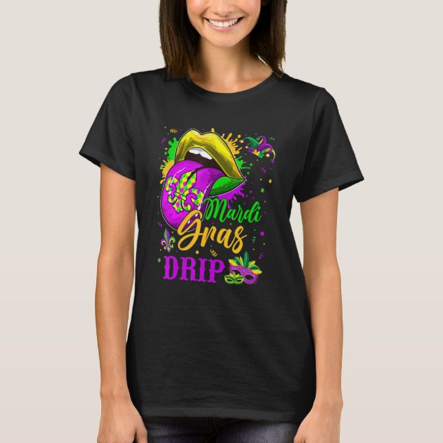T-shirt Mardi Gras Drift New Orleans Louisiana Parade Cost (Devant)