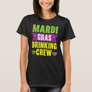 T-shirt Mardi Gras Équipement Boisson Shenanigan Nouvelle-