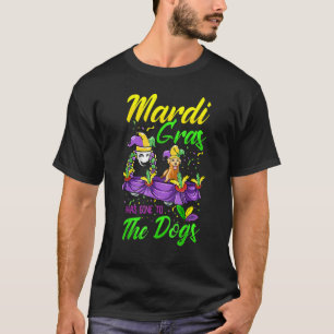 T-shirt Mardi Gras est allé aux Chiens Gras Mardi Labrad