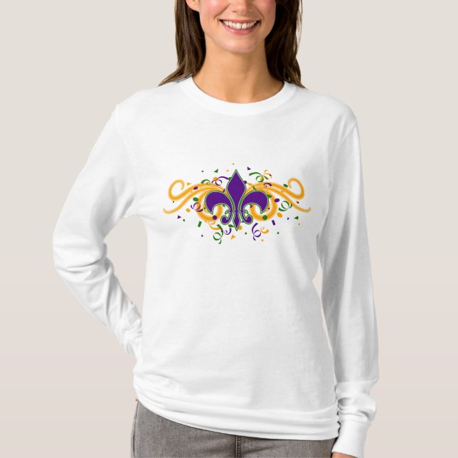 T-shirt Mardi gras Fleur-De-Lis (Devant)