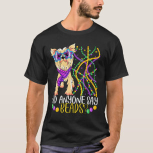 T-shirt Mardi Gras Fun A Dit À Qui Que Ce Soit Perles Coût