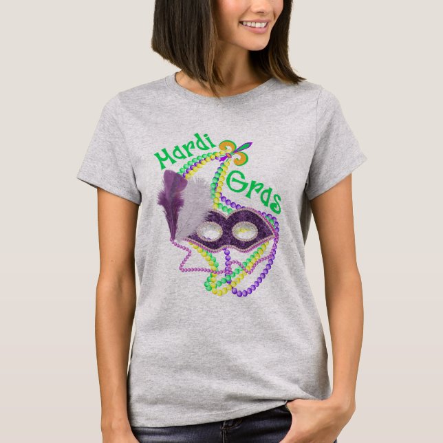 T-shirt Mardi Gras Gras Mardi 2018 Costume de fête (Devant)