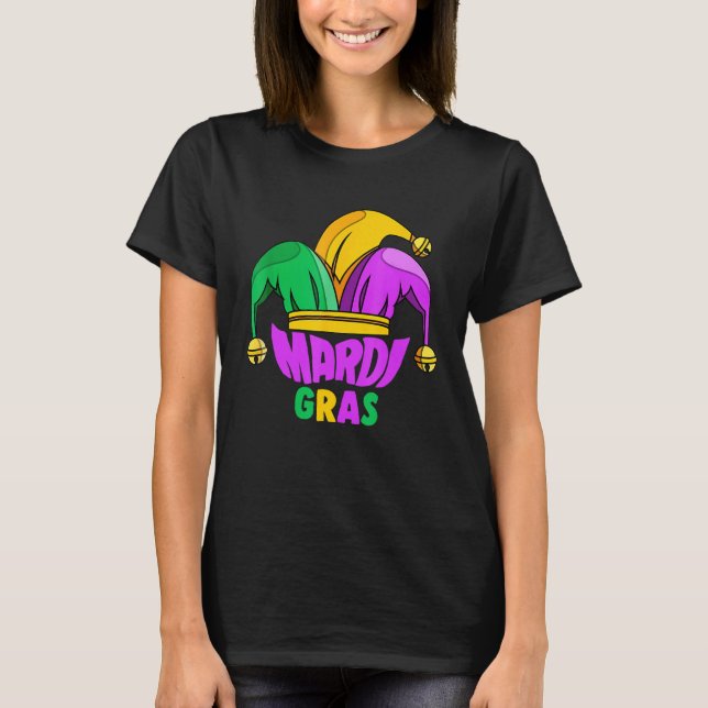 T-shirt Mardi Gras Hat Mardi Gras Carnival Costume Idea (Devant)