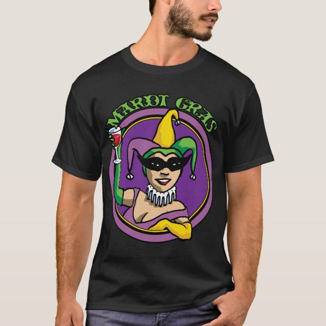 T-shirt Mardi Gras Jester (Devant)