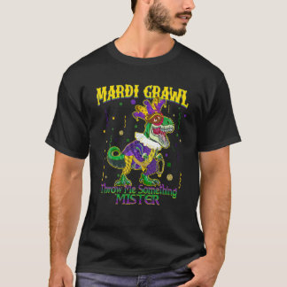 T-shirt Mardi Gras Jester Garçons Cadeau Mardi Grawl Trex