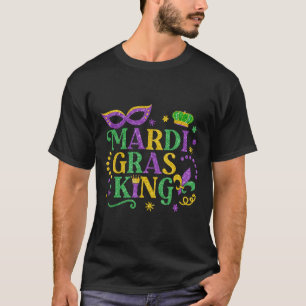 T-shirt Mardi Gras King Fun Parade Mardi Gras Carnival Cos