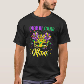 T-shirt Mardi Gras Maman Amusante Colorée Mardi Gras Desig