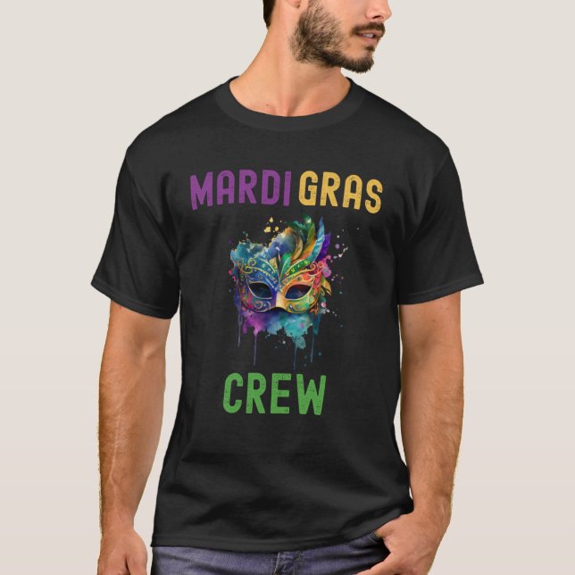 T-shirt Mardi Gras New Orleans Cite Famille (Devant)