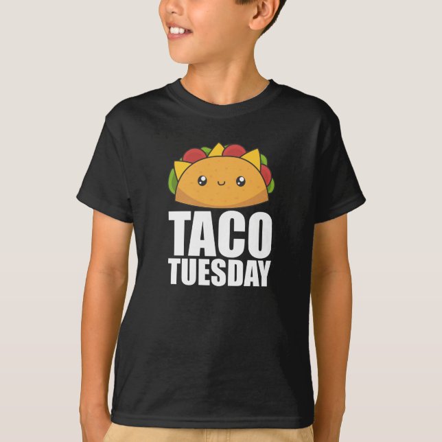 T-shirt Mardi gras - Nourriture mexicaine (Devant)