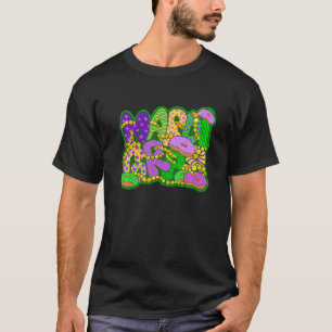 T-shirt Mardi Gras Paczki Donuts Beads Carnival Party grap
