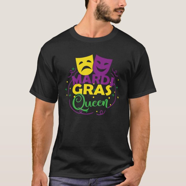 T-shirt Mardi Gras Pajamas Mardi Gras Reine Femmes de la C (Devant)