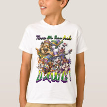 Mardi Gras Puppies "Dawg"T-shirt