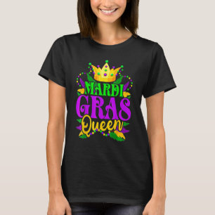 T-shirt Mardi Gras Queen Carnivals Festival Women Costume 