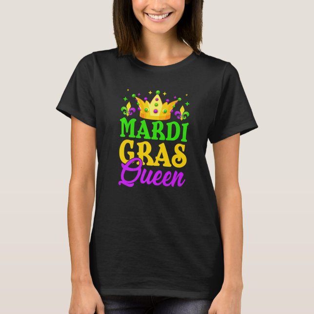T-shirt Mardi Gras Queen Carnivals Festival Women Costume  (Devant)