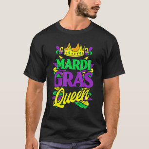T-shirt Mardi Gras Queen Mask Party New Orleans Carnaval S