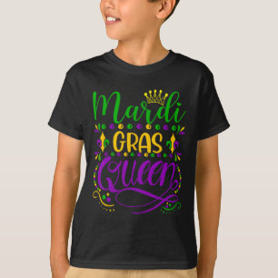 T-shirt Mardi Gras Queen Parade Costume Party Femmes Mardi