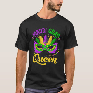T-shirt Mardi Gras Reine Mardi Gras Maman Fat Beat Mardi