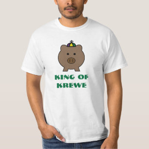 T-shirt Mardi Gras Roy Pig King de Krewe
