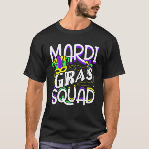 T-shirt Mardi Gras Squad Drôle