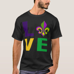 T-shirt Mardi Gras tee I Love Mardi Gras Don Pour Fat Tues