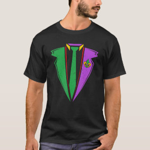 T-shirt Mardi Gras Tuxedo Suit Hommes Carnavals Hommes Gar