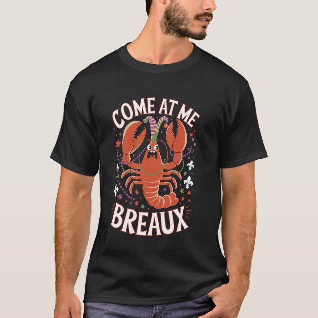 T-shirt Mardi Gras Venez À Moi Breaux (Devant)