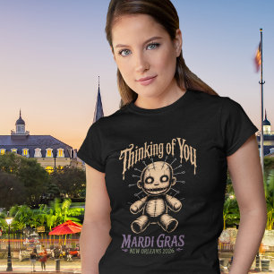 T-shirt Mardi Gras Voodoo Réflexion pour Vous Tee