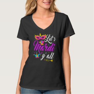 T-shirt Mardi Gras Y'all Carnival Shenanigan Joker J