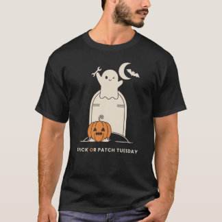 T-shirt Mardi Trick or Patch Funny Sysadmin Halloween