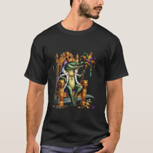 T-shirt Mardigator Crocodile Drôle Mardi Gras Alligator Ki