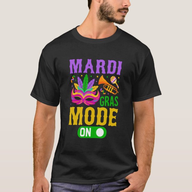 T-shirt Mardy Gras Mode Mardi Gras Mardi (Devant)
