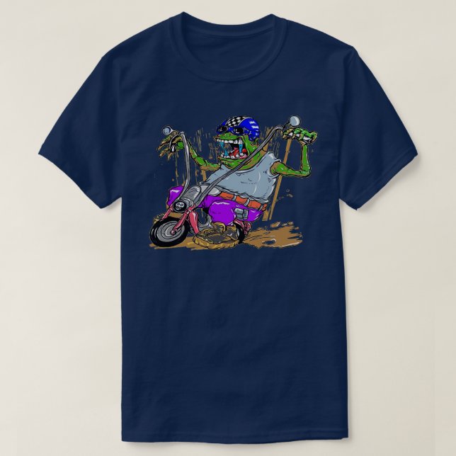 T-shirt Marécage AZZ Riding Dirty Mud Monster Modding Desi (Design devant)