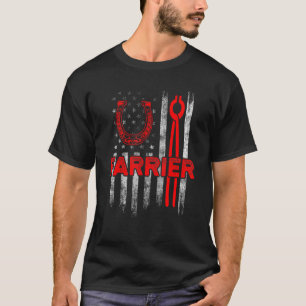 T-shirt Maréchal Fer à cheval Parage de sabot Ferrure équi