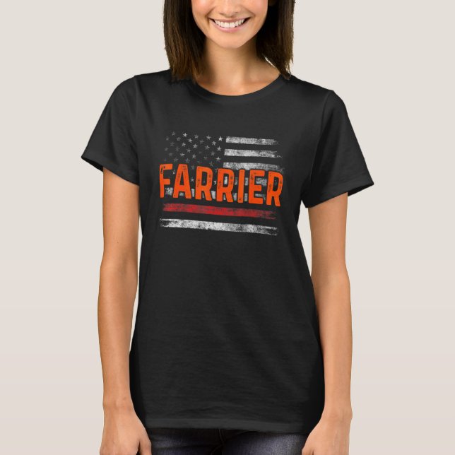 T-shirt Maréchal Ferrage Sabot Équidé _20 (Devant)