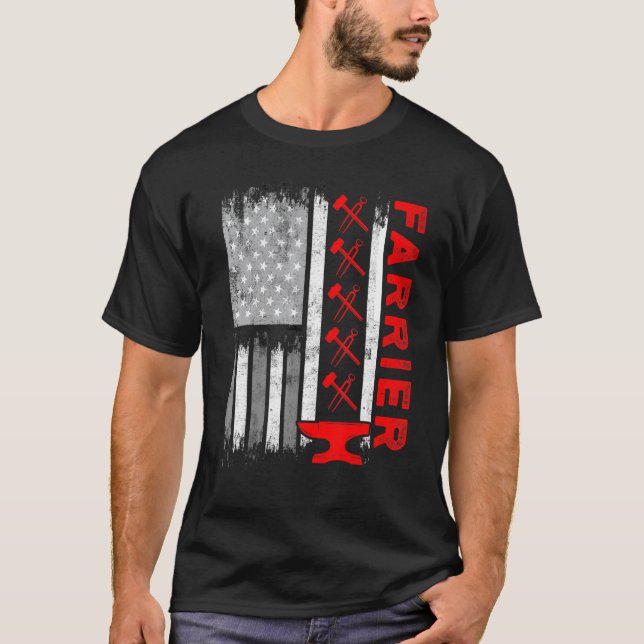 T-shirt Maréchal Ferrage Sabot Équidé _39 (Devant)