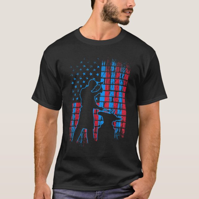 T-shirt Maréchal Ferrage Sabot Équidé _40 (Devant)