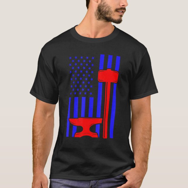 T-shirt Maréchal Ferrage Sabot Équidé _7 (Devant)