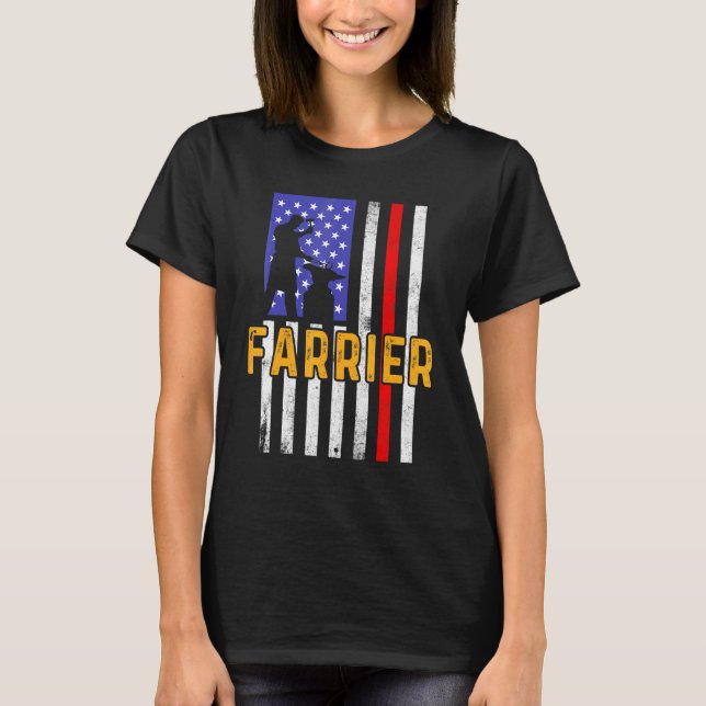 T-shirt Maréchal Ferrage Sabot Parage Équine 26 (Devant)