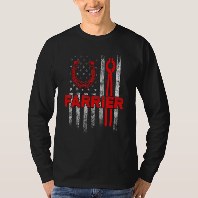 T-shirt Maréchal Ferrage Sabot Parage Équine 38 (Devant)