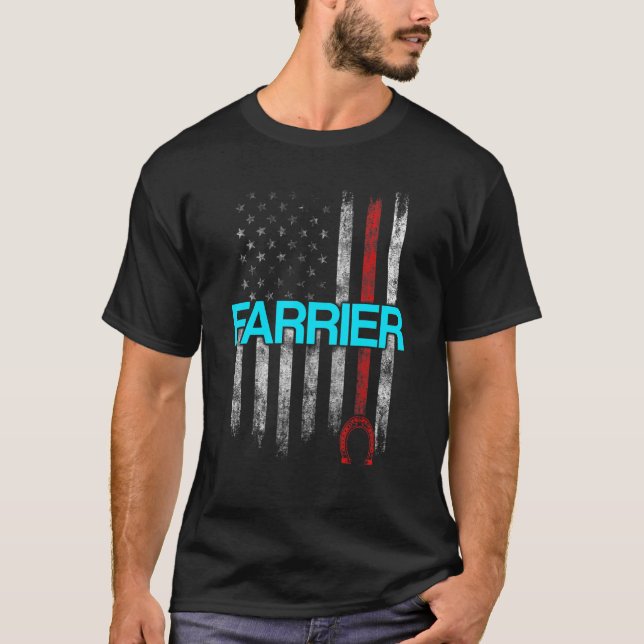 T-shirt Maréchal Ferrage Sabot Parage Équine 87 (Devant)