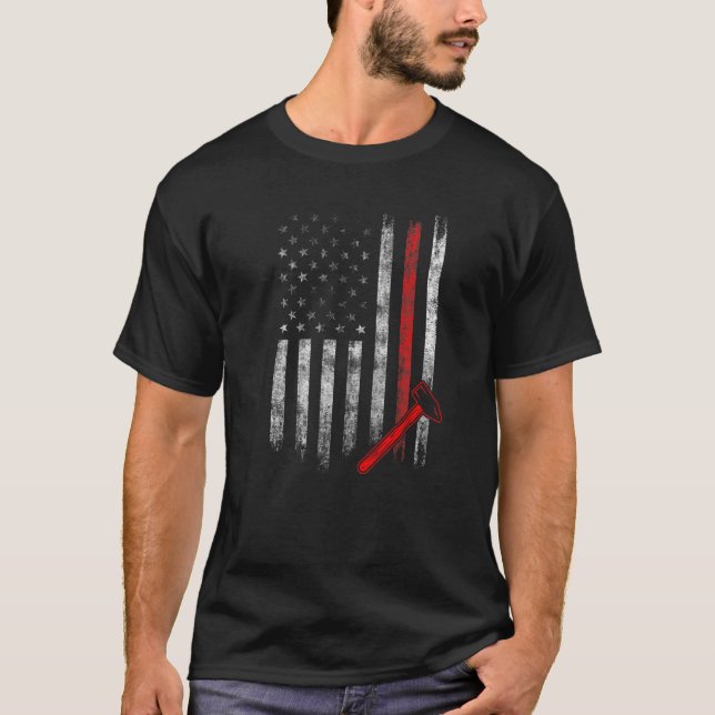 T-shirt Maréchal Ferrage Sabot Parage Ferrure Équine     (Devant)