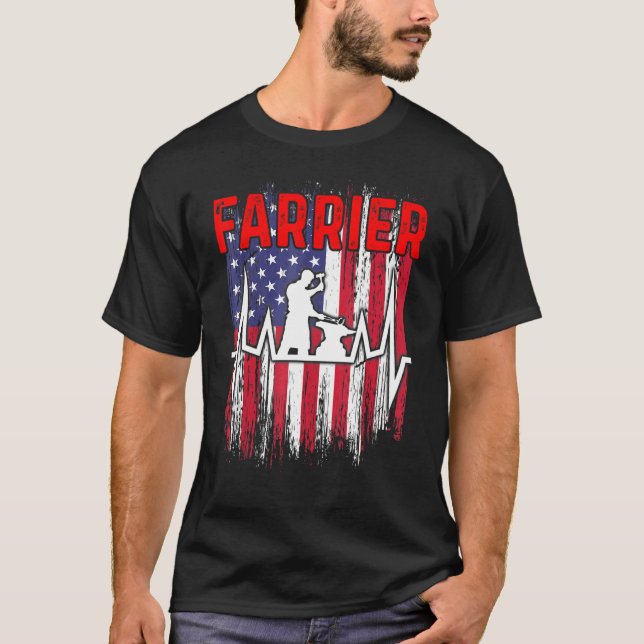 T-shirt Maréchal Ferrage Sabot Parage Ferrure Équine 13 (Devant)