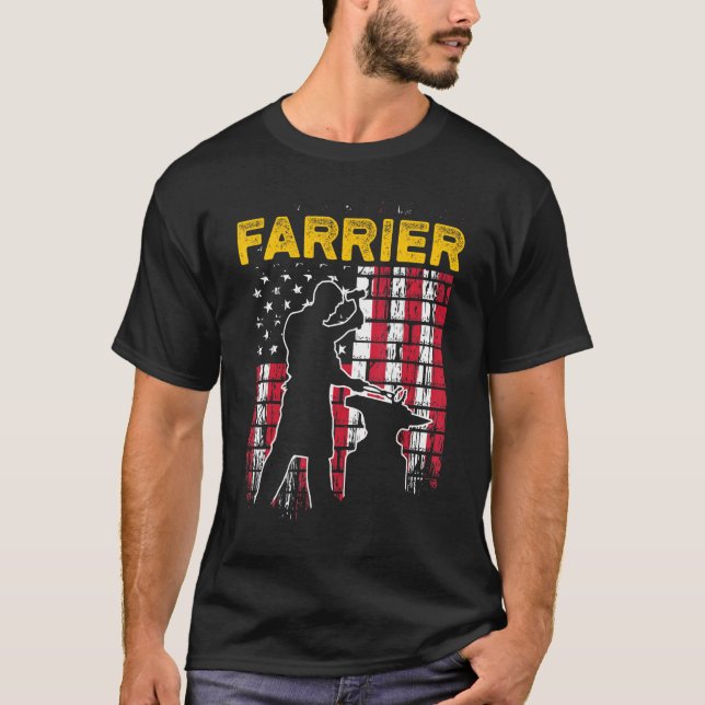 T-shirt Maréchal Ferrage Sabot Parage Ferrure Équine 18 (Devant)