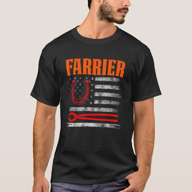 T-shirt Maréchal Ferrage Sabot Parage Ferrure Équine 39 (Devant)