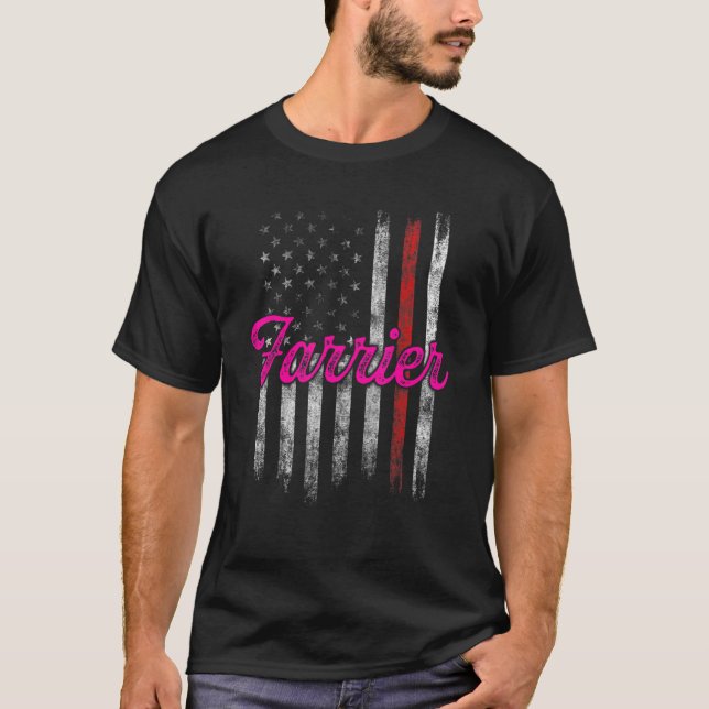 T-shirt Maréchal Ferrage Sabot Parage Ferrure Équine  4 (Devant)