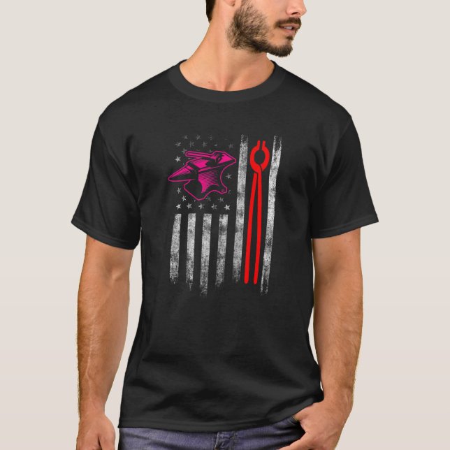 T-shirt Maréchal Ferrant Fer à Cheval Parage des Sabots Éq (Devant)